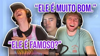 AMERICANOS REAGINDO A WHINDERSSON NUNES IMITANDO CANTORES INTERNACIONAIS