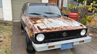 1979 VW Diesel Rabbit Project- My First Video