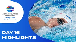 Day 16 | Highlights | World Aquatics Championships - Doha 2024