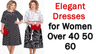 Gorgeous Dresses For Women Over 50 and 60!