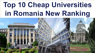 Top 10 CHEAP UNIVERSITIES IN ROMANIA New Ranking