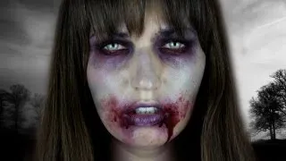 Easy ZOMBIE Halloween Makeup that ANYONE can do!! Affordable & Awesome!