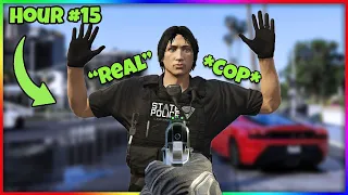 I Spent 24 Hours As A *FAKE* Cop On The WORST Server In GTA 5 RP