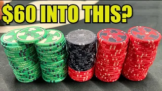 $60 SHORT STACK CHALLENGE!!! - Poker Vlog 117