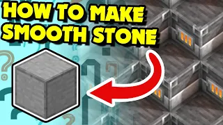 How to Make SMOOTH STONE in Minecraft 1.19+ (Minecraft Tutorial)