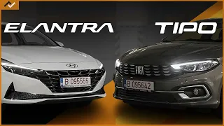 HYUNDAI ELANTRA vs FIAT TIPO FACELIFT 2021 (DUBLĂ PREMIERĂ NAȚIONALĂ)