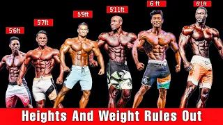 Finally Men's Physique Weight And Heights  Rules Is Out | Mr olympia 2024 Men's physique