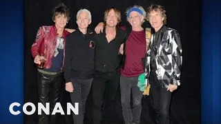 Keith Urban Played With The Rolling Stones | CONAN on TBS