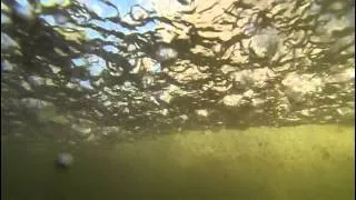 Slow Motion Throwing Rocks In Water