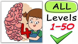 Brain Test 4 Game - All Levels (1-50) Answers