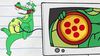 Pizza Delivery Challenge! | (NEW) Boy & Dragon | Cartoons For Kids | Wildbrain Toons