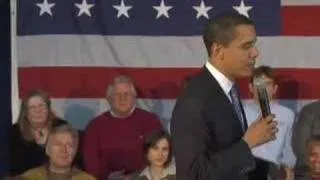 Barack Obama in Nelsonville, OH