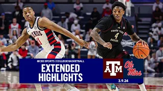 Texas A&M at Ole Miss: College Basketball Extended Highlights I CBS Sports