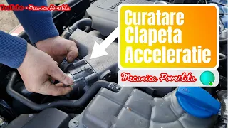 Tutorial -Curatare clapeta acceleratie si senzorul  -motor grupul vag 1.8T-VW,AUDI,SEAT,SKODA