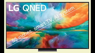 LG 55QNED816RE QNED TV unboxing