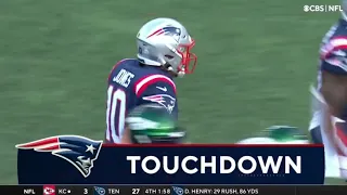 J. J. Taylor - First Career touchdown - New England Patriots vs New York Jets