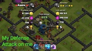 My Defense |Attack on me |COC Android game play with gaming master