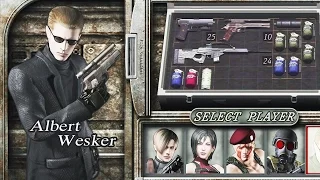 Resident Evil 4 (PS4 1080p 60fps) - The Mercenaries - Albert Wesker (All Stages)