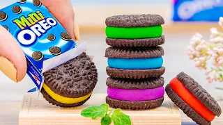 Amazing 🍫 OREO Cake 💙 Wonderful Miniature Rainbow Oreo Chocolate Cake Decorating [FULL OREO EPS]