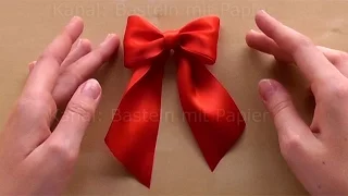 How to Tie a Bow with Ribbon 🎀 Easy tutorial - Gift wrapping ideas - Gift Ribbon