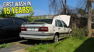 Saving An Abandoned Volvo 850 Turbo | Volvo's First Wash In 15 YEARS! | New 850 Project Car