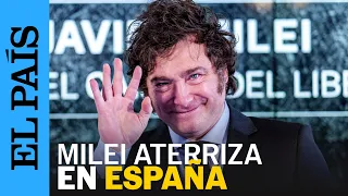 ARGENTINA | El presidente Milei llega a España para el evento de Vox y presenta su libro | EL PAÍS