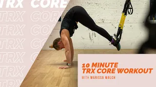 10 Minute TRX Core Workout | At Home Workouts