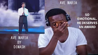 SO EMOTIONAL | DIMASH | AVE MARIA | I DIDN'T EXPECT IT (HE DESERVES AN AWARD )