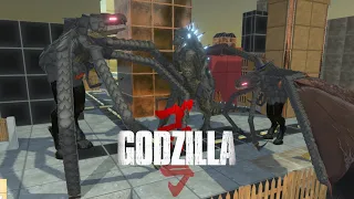 Godzilla 2014 ! The amazing MUTOs battle - Animal Revolt Battle Simulator