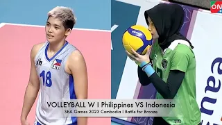 Women's Volleyball 🇵🇭 VS  🇮🇩 |  Battle for Bronze |  SEA Games 2023 Cambodia