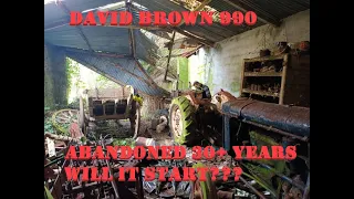 Abandoned 30+ Years, will it start? David Brown 990