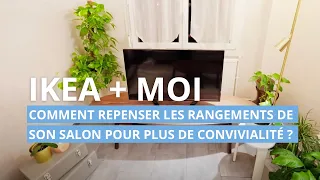 Comment repenser les rangements de son salon pour plus de convivialité ? | IKEA + MOI