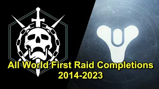 All Destiny Worlds First Raid Reactions (2014-2023)