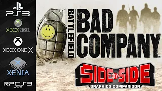 Battlefield Bad Company | Graphics Comparison | PS3 Xbox 360 Xbox One X RPCS3 Xenia | Side by Side