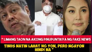 SEN.KIKO PANGILINAN NAGSAMPA NG KASO SA DOJ SA VLOGGER NA NAGPAKALAT NG FAKE NEWS SA KANYANG PAMILYA