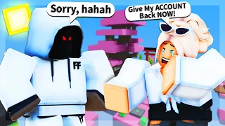 My LITTLE SISTER Was Being TOXIC, So I HACKED Her Account.. (Roblox Bedwars)