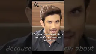 When nepotism is there- Sushant Singh Rajput #youtubeshorts #shorts #nepotism