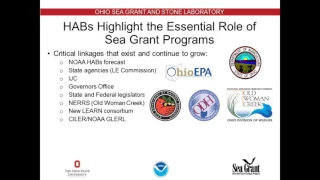 Great Lakes Seminar Series  - Lake Erie HABs and current research efforts