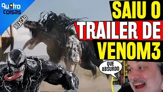 SURTEI COM O TRAILER DE VENOM: A ÚLTIMA RODADA: REAÇÃO AO VIVO E COMENTÁRIOS