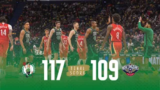 FULL GAME HIGHLIGHTS: Celtics get road win over New Orleans Pelicans, 117-109 for ninth straight win