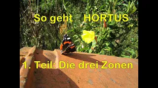 So geht HORTUS   Teil 1 (Die drei Zonen)