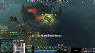 Topson shows OUTPOST trick with Earth Spirit.