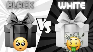 Black vs White: Choose Your Gift Challenge - Gift Box Challenge: Which One Will You Choose?