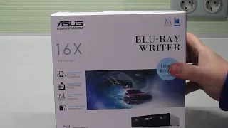 ASUS BW-16D1HT - BLU-RAY WRITER - внутренний Blu-ray привод - распаковка - отличие RET от OEM