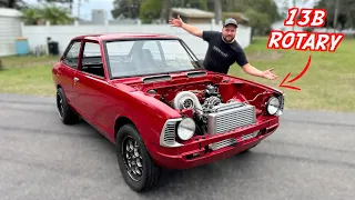 Introducing Wyatt's New 1974 ROTARY Swapped Corolla!