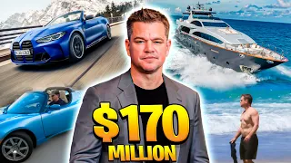 Matt Damon's Lifestyle 2023 | Net Worth, Car Collection, Mansion, Private Jet...