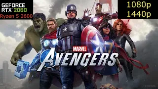 Marvel’s Avengers Beta | RTX 2060, Ryzen 5 2600 | 1080p, 1440p test