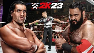 The Great Khali vs Sanga