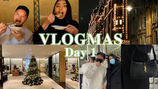 VLOGMAS 2021 Day 1 | Visiting Harrods Christmas shop & Luxury Shopping