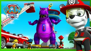 Кученцата спират гигантско огнедишащо чудовище и още!- PAW Patrol Bulgarian - карикатури за деца